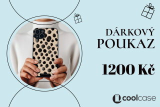 Elektronický dárkový poukaz k nákupu na Coolcase.cz v hodnotě 1200 Kč