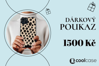 Elektronický dárkový poukaz k nákupu na Coolcase.cz v hodnotě 1500 Kč
