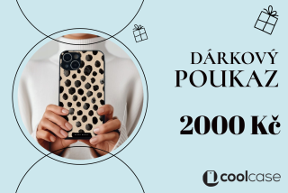 Elektronický dárkový poukaz k nákupu na Coolcase.cz v hodnotě 2000 Kč