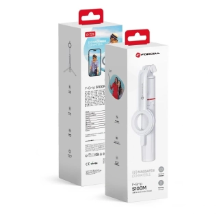 MagSelfie S100M – Selfie tyč s MagSafe® a stabilizátorem - bílá