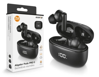 Bluetooth sluchátka Aligator Pods PRO 3 černá