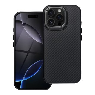 Černé pouzdro Carbon Elite Mag s MagSafe pro Apple iPhone 15 Pro