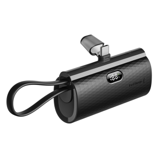 Powerbanka FORCELL F-ENERGY Power Plug F5K3 s  2x USB-C PD 20W 5000 mAh černá