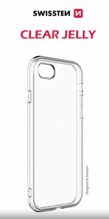 Pouzdro Swissten Clear Jelly Case pro Apple iPhone 16e / iPhone 17e - transparentní