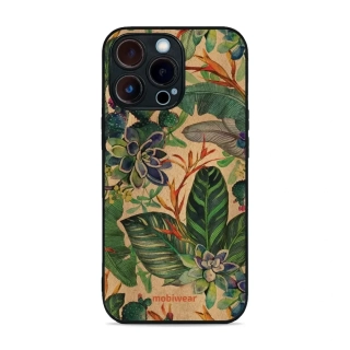 Lesklý kryt Mobiwear Glossy - Apple iPhone 13 Pro - G036G - Sukulenty