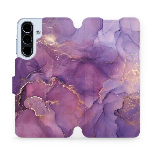 Flipové pouzdro Mobiwear - Samsung Galaxy A56 5G - VP20S Fialový mramor