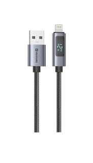 Swissten LCD kabel USB-A / Lightning 1,5 m – 30 W