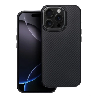 Carbon Elite Mag Cover s MagSafe – iPhone 16 Pro, černý