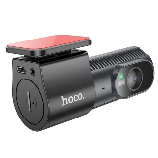 Autokamera HOCO DV7 – 2K rozlišení, 140° širokoúhlý záběr, černá
