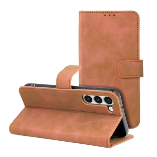 Flip pouzdro TENDER Book – Samsung Galaxy A16 5G, hnědé