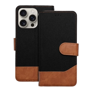 Flip pouzdro JEANS Book – Xiaomi Redmi 14C / Poco C75, černé