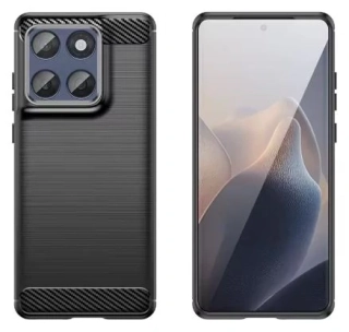 Odolné pouzdro Carbon na Motorola Edge 60 Fusion – černé