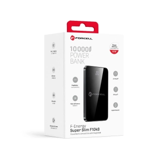 Powerbanka Forcell F-Energy F10K8 MagSafe 10 000 mAh - černá