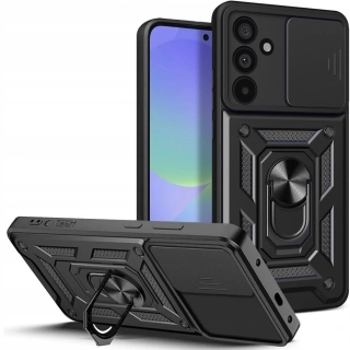Odolný kryt na mobil Samsung Galaxy A56 5G - CamShield černý