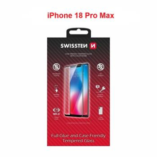 Tvrzené sklo iPhone 17 Pro Max / 18 Pro Max SWISSTEN Full Glue 9H