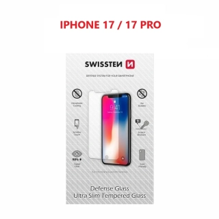 Swissten ochranné sklo Apple iPhone 17/17 Pro – 2,5D tvrzené 8595217494183