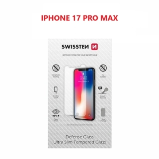 Ochranné sklo Swissten 2,5D iPhone 17 Pro Max – 9H