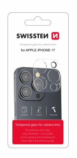 Swissten sklo čoček iPhone 17 – ochrana fotoaparátu