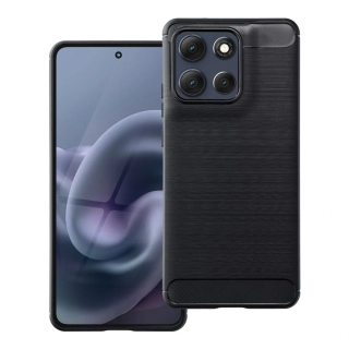 Carbon kryt Motorola Moto G86 5G – černý odolný obal