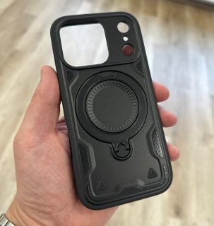 Frost Armor odolný kryt iPhone 17 Pro – černý obal