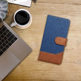 Flipové pouzdro JEANS Book pro iPhone Air modré