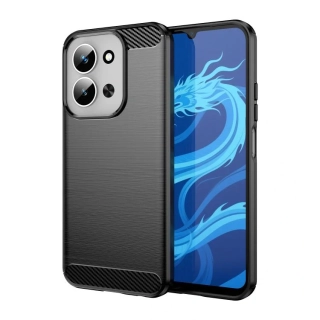Silikonové pouzdro Carbon Xiaomi Redmi 15C – černé