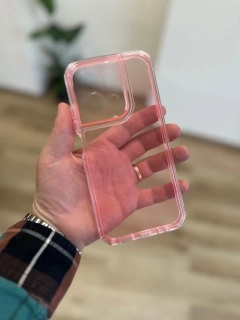 Pouzdro Matrix Clear Xiaomi Redmi 15C – pudrově růžové