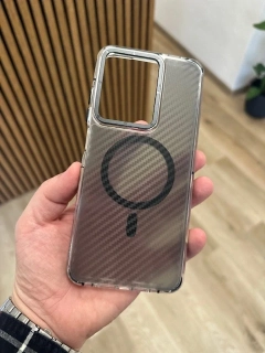 Pouzdro Fiber MagSafe Xiaomi Redmi A5 – šedé