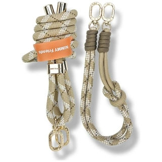 Nimmy Cool&Cute 2.0 crossbody + handstrap set – hnědý