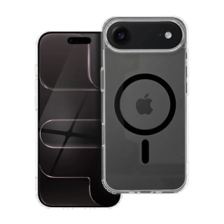 Kryt Drop Glue Colorful Ring Mag Cover iPhone Air – černý