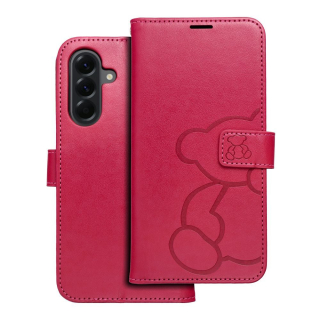 MEZZO Book flip pouzdro Samsung A26 5G - teddy bear magenta