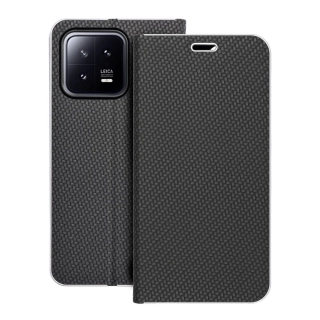 LUNA Book Carbon flipové pouzdro Xiaomi 14T Pro - černé