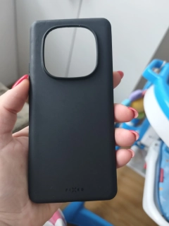 Zadní pogumovaný kryt FIXED Story pro Xiaomi Redmi Note 14 Pro 5G/POCO X7, černý - rozbaleno