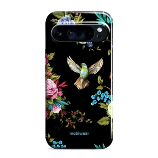 Odolný obal Mobiwear Elite Pro - Google Pixel 9 Pro XL - ED09E Ptáček a květy