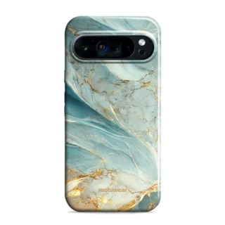 Odolný obal Mobiwear Elite Pro - Google Pixel 9 Pro XL - EP34E Zelenkavý a zlatavý mramor