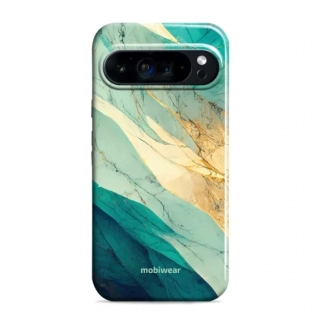 Odolný obal Mobiwear Elite Pro - Google Pixel 9 Pro XL - EP37E Zlatavý a zelenkavý mramor