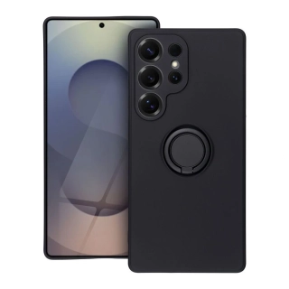 Kryt na mobil Samsung Galaxy S25 Ultra Silicone Ring černý