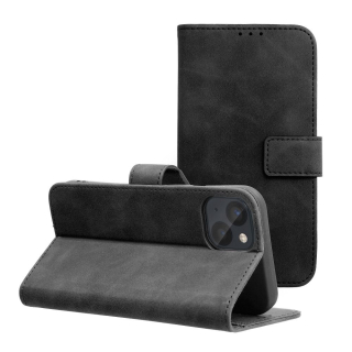 Flip pouzdro na mobil iPhone 13 TENDER Book černé
