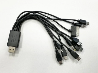 USB kabel 10v1 univerzální - nabíjecí kabel