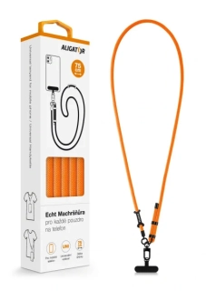 Šňůrka Crossbody Aligator Echt Machršňůra UNI neonově oranžová
