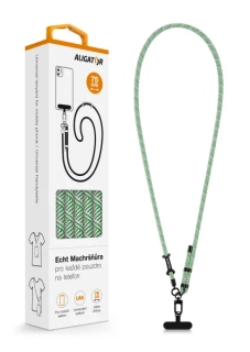 Šňůrka Crossbody Aligator Echt Machršňůra UNI zelená