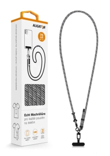 Šňůrka Crossbody Aligator Echt Machršňůra UNI černo-bílá