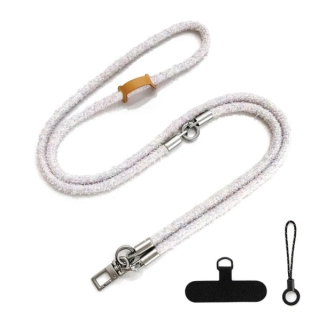 Šňůrka na mobil crossbody Aligator Machršňůra 3v1 bílá