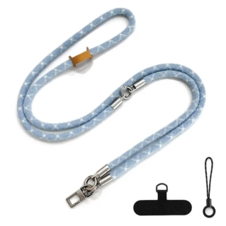 Šňůrka na mobil crossbody Aligator Machršňůra 3v1 modro-bílá