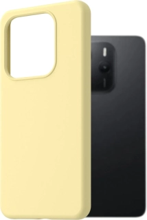 Kryt na mobil Xiaomi Redmi Note 14 5G AlzaGuard silikonový žlutý