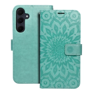 Flip pouzdro MEZZO Book Samsung Galaxy A37 5G Zelená mandala