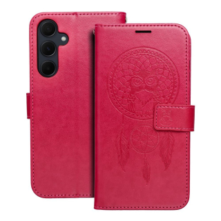 Flip pouzdro MEZZO Book Samsung Galaxy A37 5G Magenta lapač snů