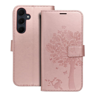 Flip pouzdro MEZZO Book Samsung Galaxy A37 5G Růžový strom