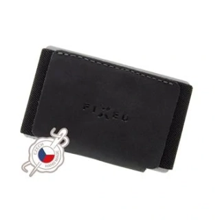Kožená peněženka FIXED Tiny Wallet černá