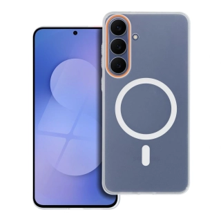 MagSafe kryt na mobil Samsung Galaxy A57 5G - Go Orange transparentní